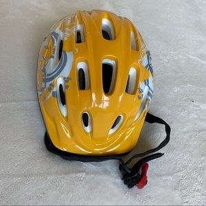 SOLD* Yellow White Black Bike Helmet